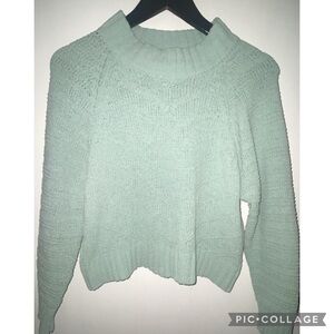 GENERATION Y Mint Cowl Neck Sweater